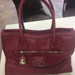 Red Guess handbag